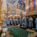 ÎPS Mitropolit Vladimir a citit Acatistul Acoperământului Maicii Domnului, în fața icoanei Maicii Domnului de la Hârbovăţ – Ocrotitoarea Moldovei