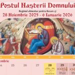 Postul Nașterii Domnului. Regim alimentar pentru fiecare zi, 28 noiembrie 2025 – 6 ianuarie 2026