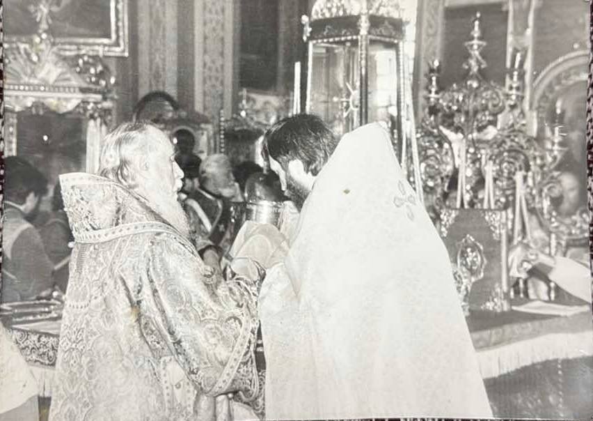 Mitropolitului Serghei (Kozlov) și preotul Andrei Boian în ziua hirotoniei